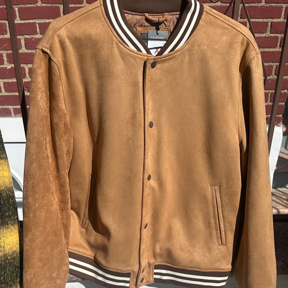 Primark Camel Varsity Jacket